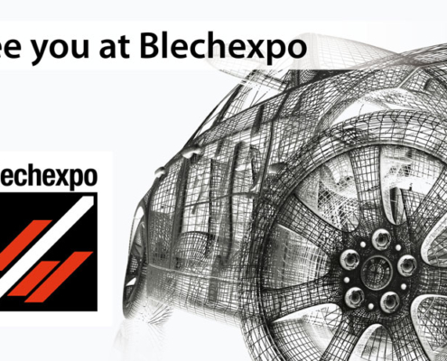 Invitation to Blechexpo 2019.