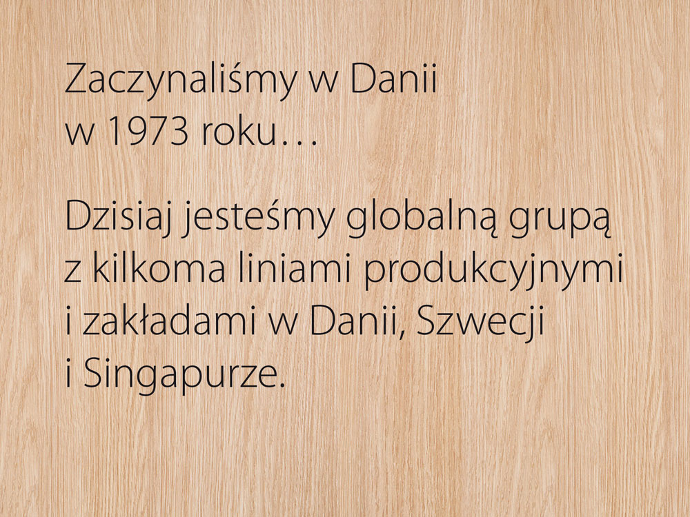 Dobel design with message in Polish