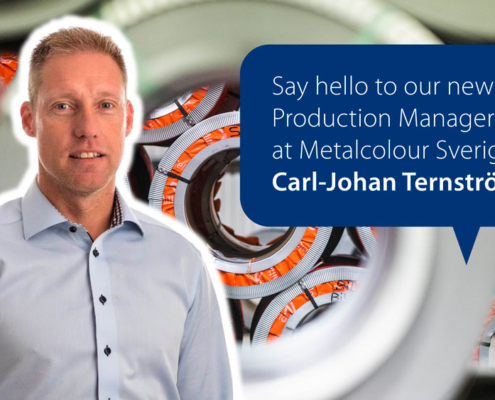 Production Manager at Metalcolour in Ronneby Carl-Johan Ternström.